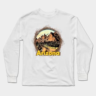 Home State of Arizona Vacation Souvenir Long Sleeve T-Shirt